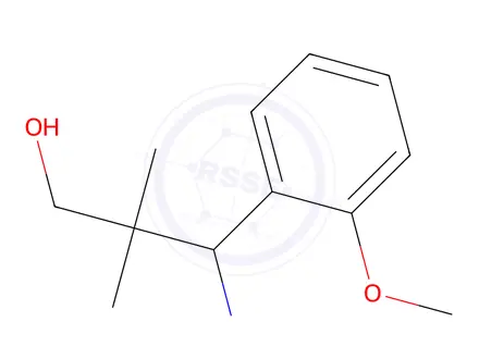 Chemical structure of 3-Amino-3-(2-methoxyphenyl)-2,2-dimethyl-1-propanol