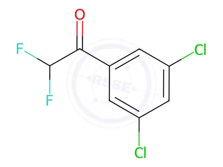 Chemical structure of 1-(3,5-Dichlorophenyl)-2,2-difluoroethanone