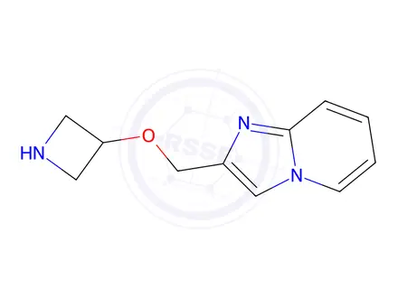Chemical structure of 2-((Azetidin-3-yloxy)methyl)imidazo[1,2-a]pyridine