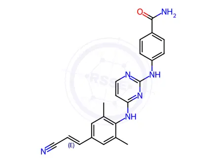 Chemical structure of Rilpivirine Impurity 37