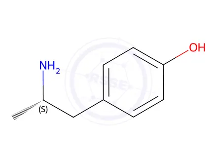 Chemical structure of (+)-Paredrine