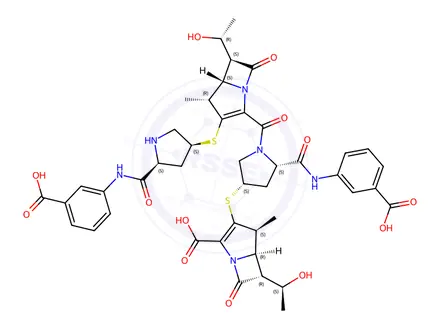Chemical structure of Ertapenem impurity 47