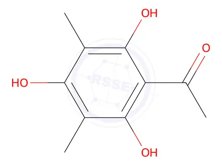 Chemical structure of 1-(2,4,6-trihydroxy-3,5-dimethylphenyl)ethan-1-one