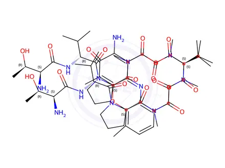 Chemical structure of Actinomycin C1 acid
