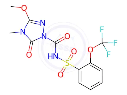 Chemical structure of Flucarbazone