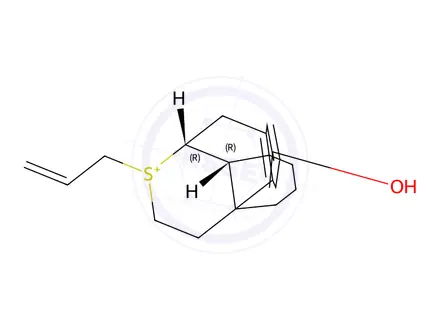 Chemical structure of S-allyl-3-hydroxy-17-thioniamorphinan
