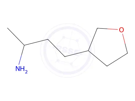 Chemical structure of 4-(Tetrahydrofuran-3-yl)butan-2-amine