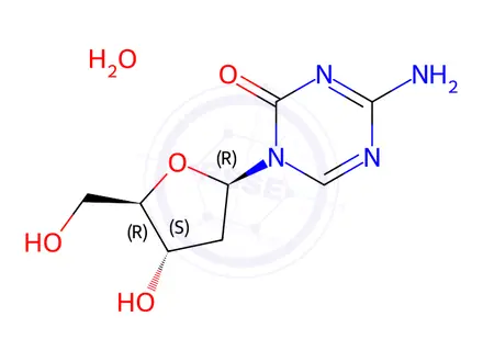 Chemical structure of Decitabine Hydrate