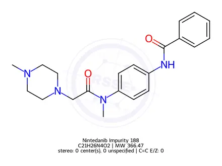 Chemical structure of Nintedanib Impurity 188