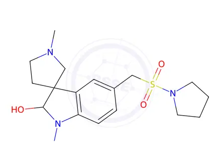 Chemical structure of Almotriptan Impurity 10