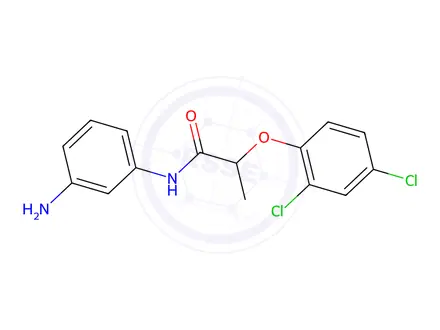 Chemical structure of N-(3-Aminophenyl)-2-(2,4-dichlorophenoxy)-propanamide