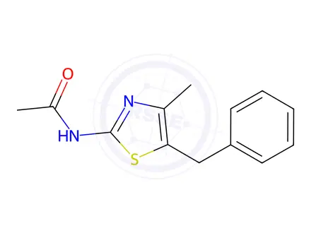 Chemical structure of N-(5-Benzyl-4-methylthiazol-2-yl)acetamide