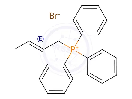 Chemical structure of (E)-2-Butenyltriphenyl-phosphonium Bromide