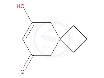 Chemical structure of 8-Hydroxyspiro[3.5]Non-7-en-6-one