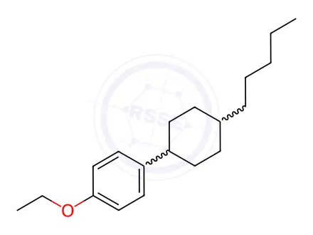 Chemical structure of 4-(trans-4-Pentylcyclohexyl)-1-ethoxy-benzene