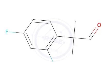 Chemical structure of 2-(2,4-Difluorophenyl)-2-methylpropanal
