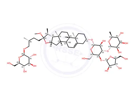 Chemical structure of Polyphyllin Vi