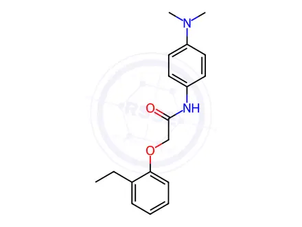 Chemical structure of N-(4-(Dimethylamino)phenyl)-2-(2-ethylphenoxy)acetamide