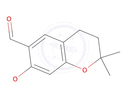 Chemical structure of 7-Methoxy-2,2-dimethylchromane-6-carbaldehyde