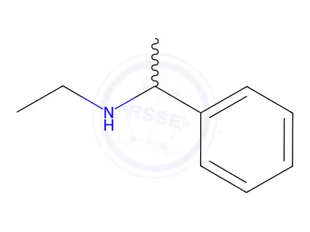 Chemical structure of N-ethyl-1-phenylethan-1-amine