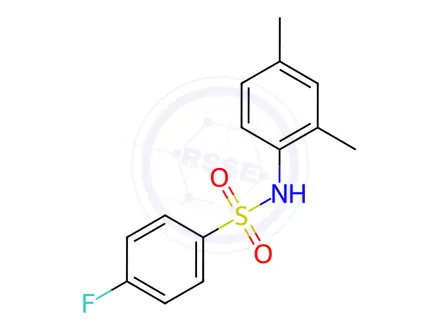 Chemical structure of N-(2,4-Dimethylphenyl)-4-fluorobenzenesulfonamide