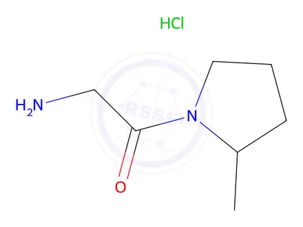 Chemical structure of 2-Amino-1-(2-methylpyrrolidin-1-yl)ethan-1-one hydrochloride