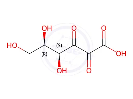 Chemical structure of 2,3-Diketogulonic Acid