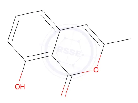 Chemical structure of 8-hydroxy-3-methylisochromen-1-one