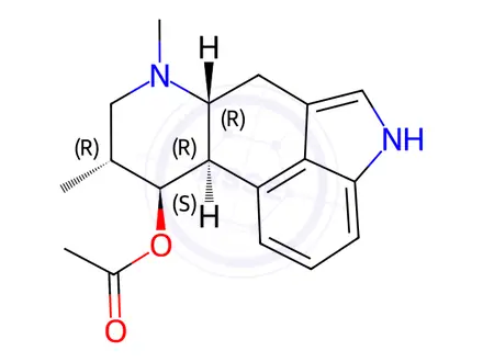 Chemical structure of Fumigaclavine A