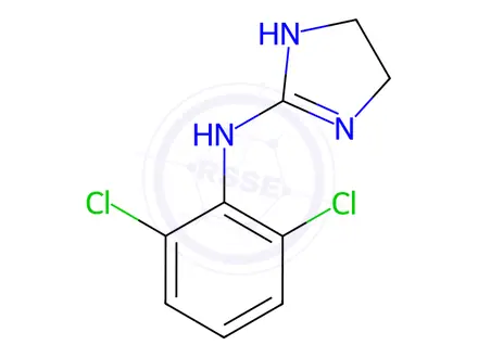 Chemical structure of Clonidine