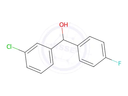 Chemical structure of (3-Chlorophenyl)(4-fluorophenyl)methanol