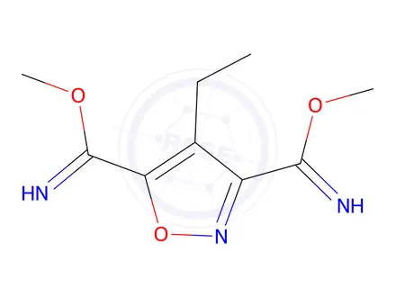 Chemical structure of Dimethyl 4-ethylisoxazole-3,5-bis(carbimidate)
