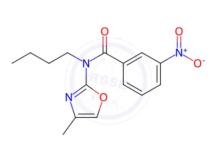 Chemical structure of N-Butyl-N-(4-methyloxazol-2-yl)-3-nitrobenzamide