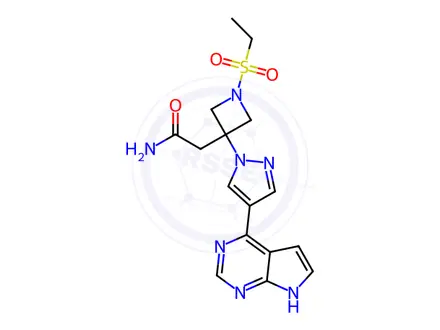 Chemical structure of Baricitinib Impurity 248