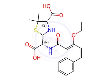 Chemical structure of Nafcillin Impurity 17