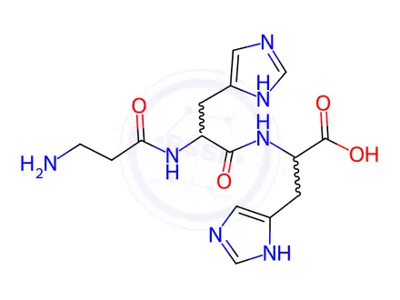 Chemical structure of N-Carnosyl histidine
