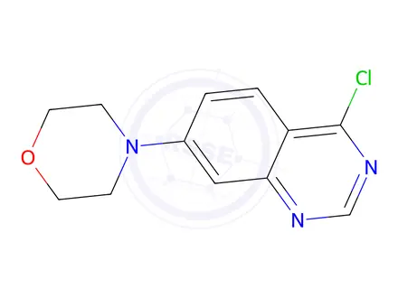 Chemical structure of 4-Chloro-7-(morpholin-4-yl)quinazoline