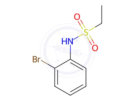 Chemical structure of N-(2-bromophenyl)ethanesulfonamide