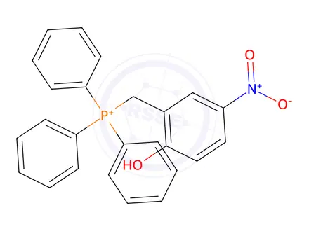 Chemical structure of Triphenyl-[2-hydroxy-5-nitrobenzyl]Phosphonium Bromide