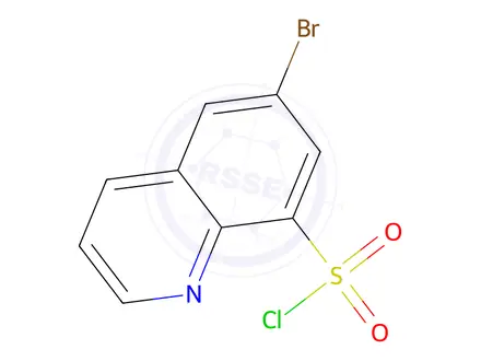 Chemical structure of 6-Bromoquinoline-8-sulfonyl Chloride