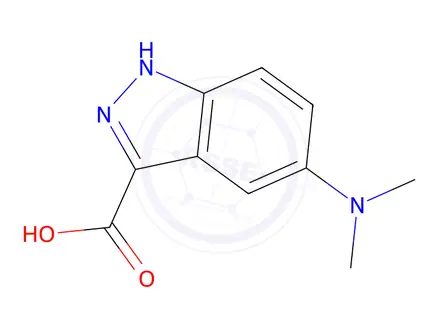 Chemical structure of 5-(Dimethylamino)-1H-indazole-3-carboxylic acid