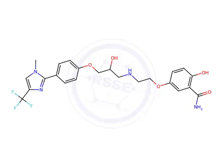 Chemical structure of CGP 20712A