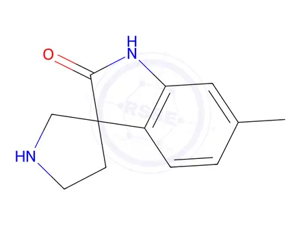 Chemical structure of 6-Methylspiro[indoline-3,3'-pyrrolidin]-2-one