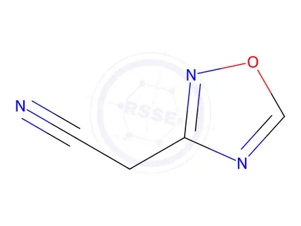 Chemical structure of 2-(1,2,4-Oxadiazol-3-yl)acetonitrile