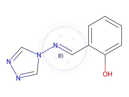 Chemical structure of 1,2,4-Triazole, 4-salicylideneamino-