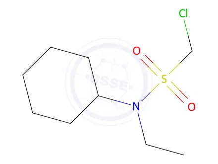 Chemical structure of 1-Chloro-n-cyclohexyl-n-ethylmethanesulfonamide