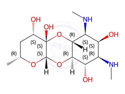 Chemical structure of Spectinomycin EP Impurity C Dihydrochloride