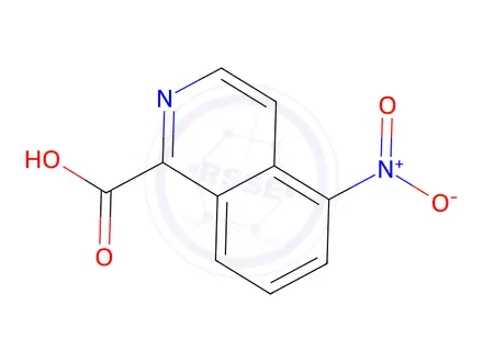Chemical structure of 5-Nitroisoquinoline-1-carboxylic acid