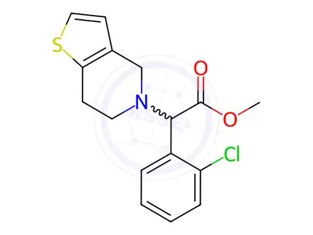 Chemical structure of Clopidogrel Impurity 128