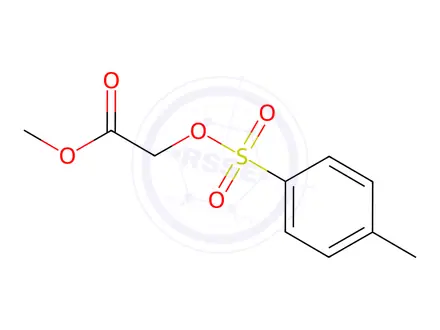 Chemical structure of Acetic acid,2-[[(4-methylphenyl)sulfonyl]oxy]-, methyl ester